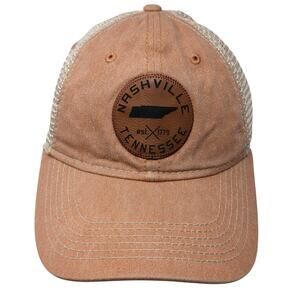 Nashville Tennessee Snapback Trucker Hat Brown One Size Outdoor Blue 84